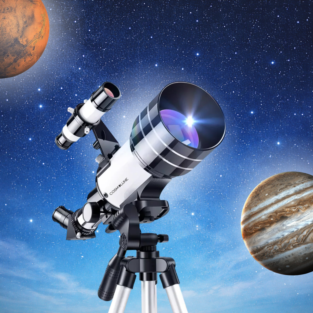 Télescope Astronomique Professionnel HD - Puissant et précis avec support smartphone