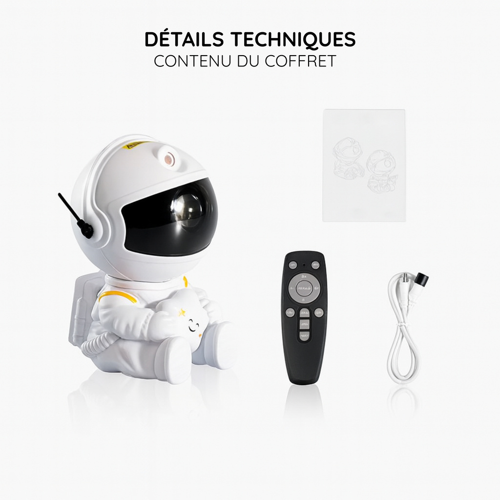 Veilleuse astronaute LED ambiance univers relaxante