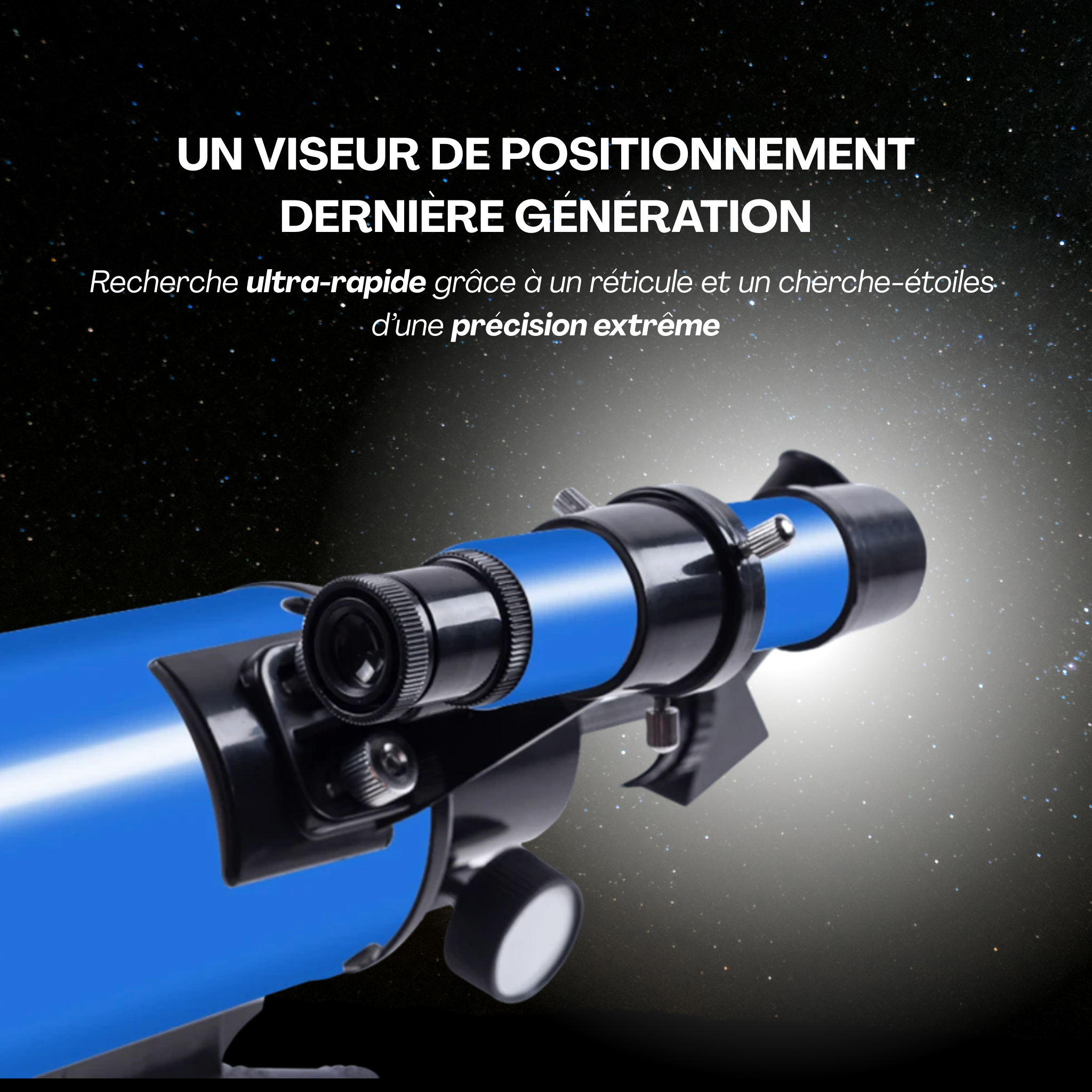 Télescope Astronomique Professionnel HD - Puissant et précis avec support smartphone