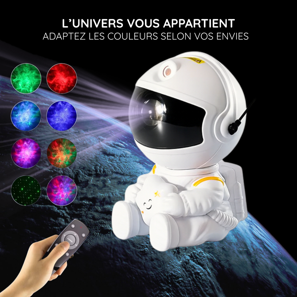 Veilleuse astronaute LED ambiance univers relaxante