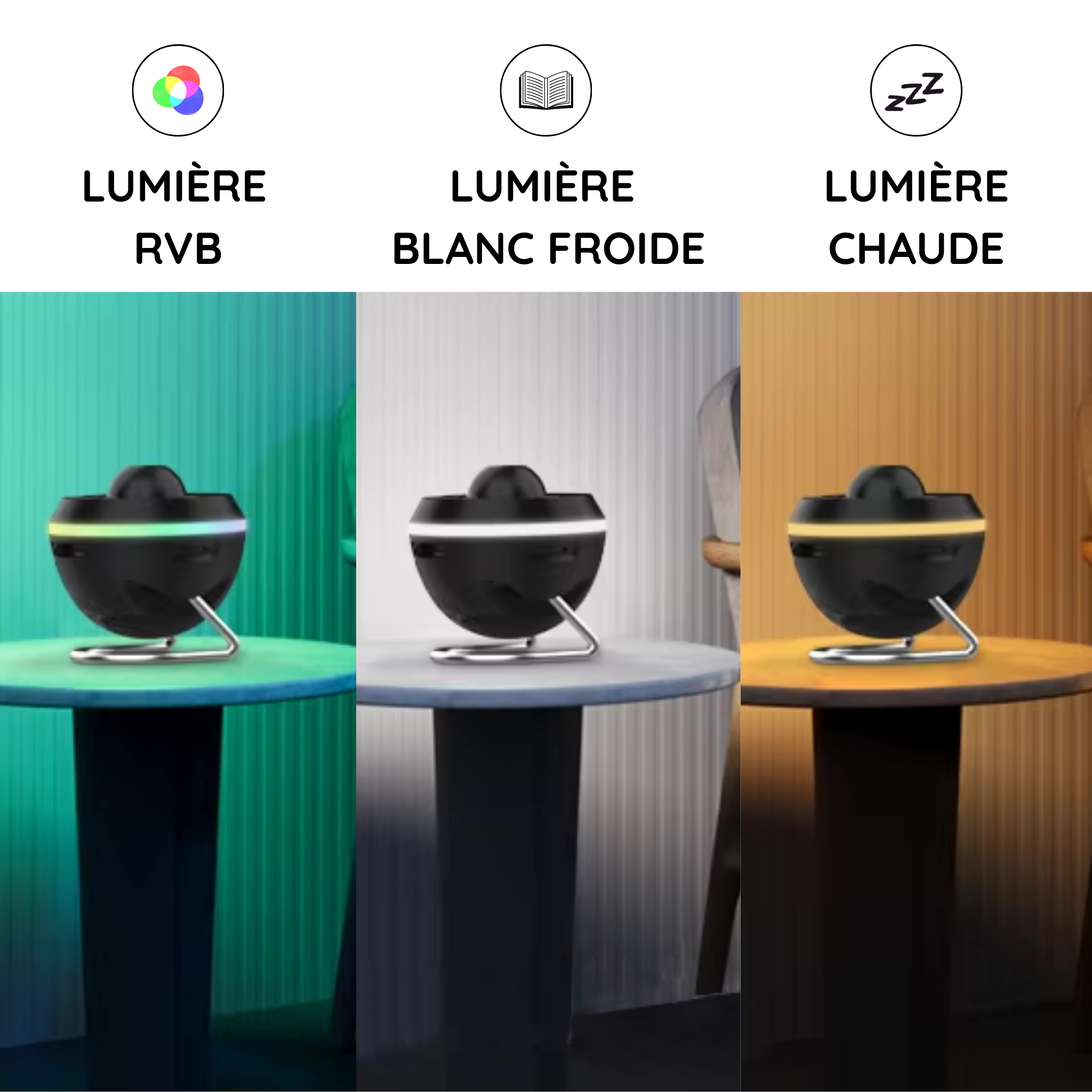 Projecteur Ciel Étoilé HD – 13 Diapositives, Rotation 360°, Chambre Enfant / Décoration