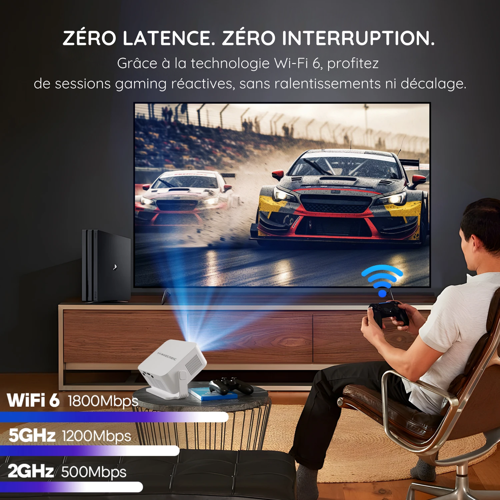 Projecteur vidéo portable MG3 - Image Haute résolution 4K