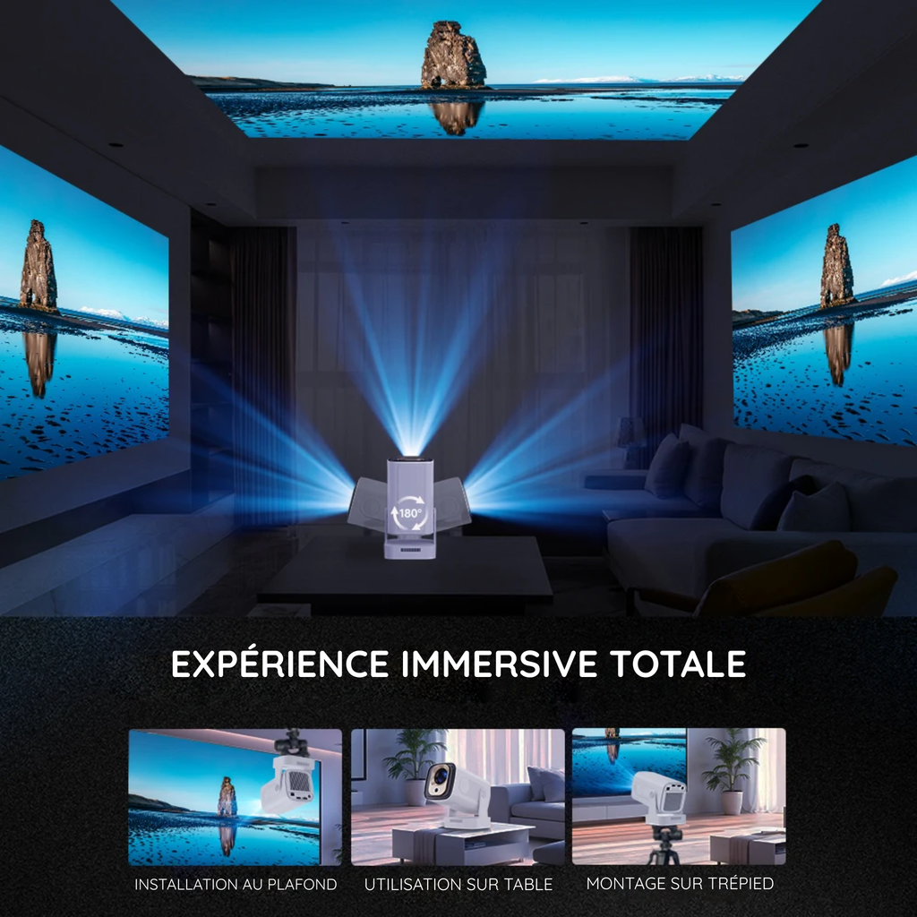 Video projecteur Nova One 4K 1080P Auto Focus