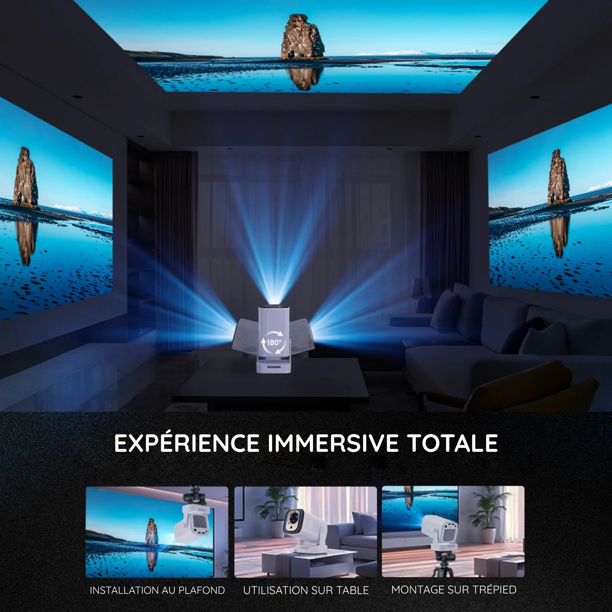 Video projecteur Nova One 4K 1080P Auto Focus