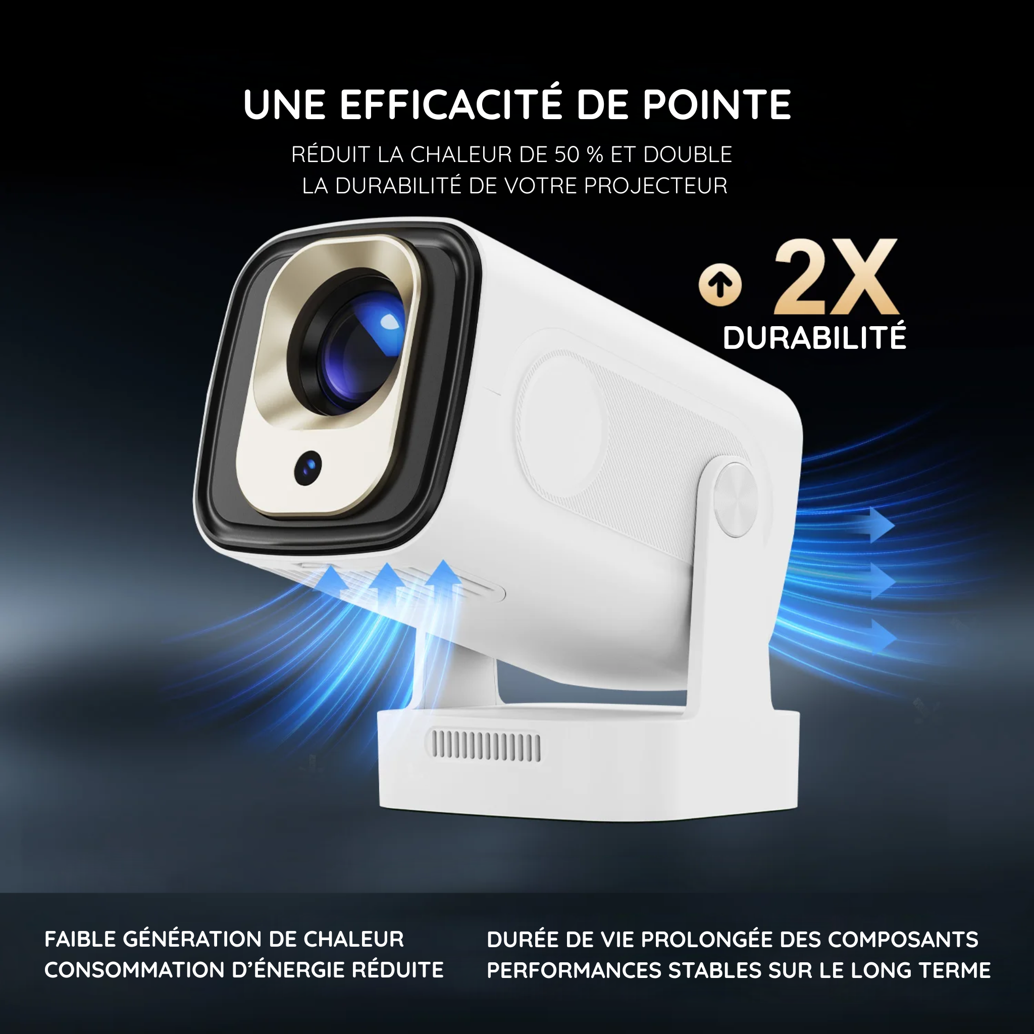 Video projecteur Nova One 4K 1080P Auto Focus