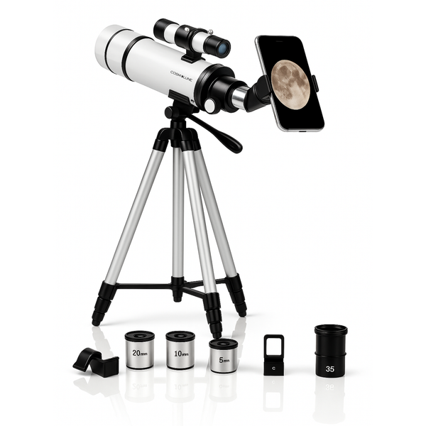 Télescope Astronomique Vesper pour enfant et ados observer la Lune et les Étoiles en Haute Résolution