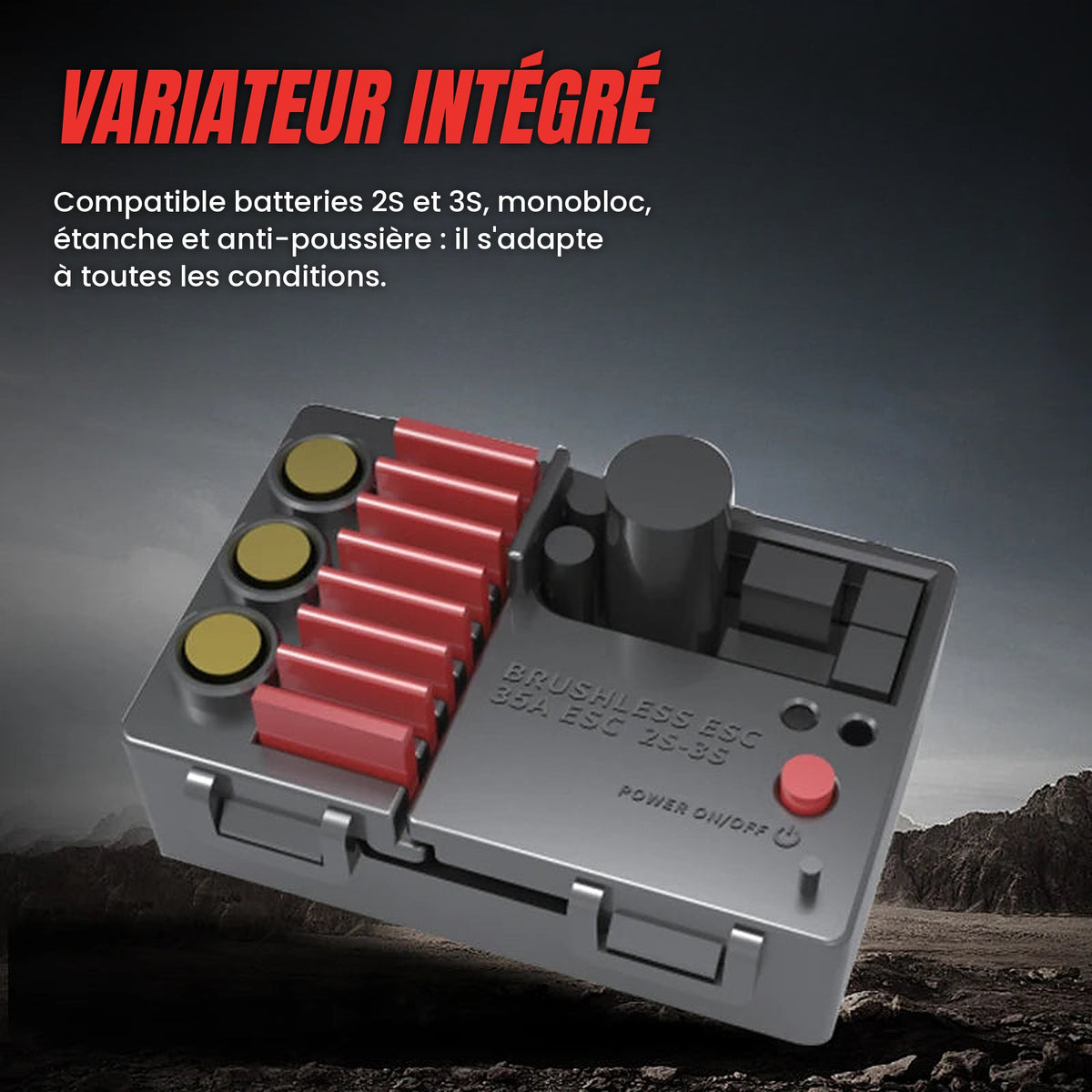 Voiture télécommandée RC 4x4 – Jusqu’à 80 km/h