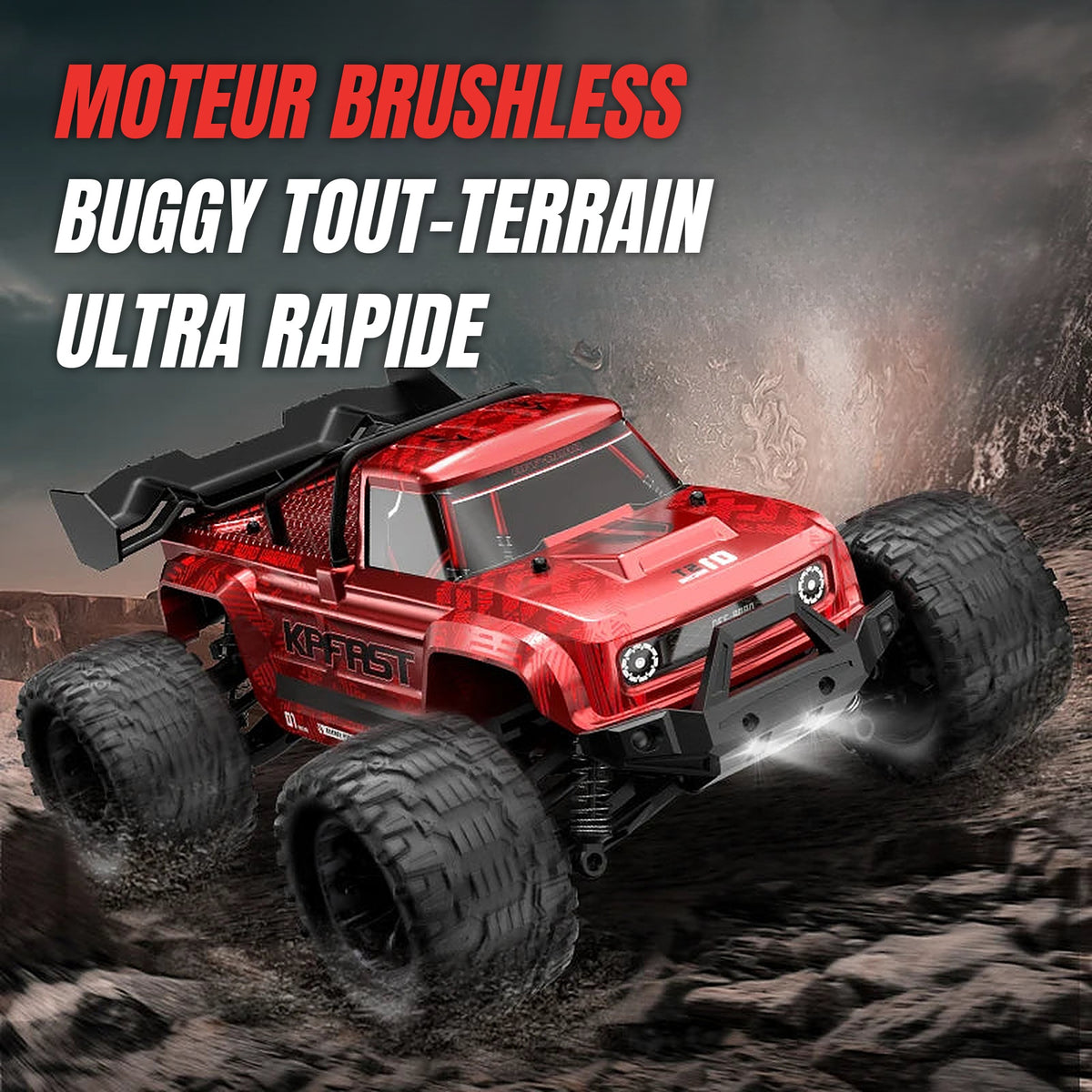 Voiture télécommandée RC 4x4 – Jusqu’à 80 km/h