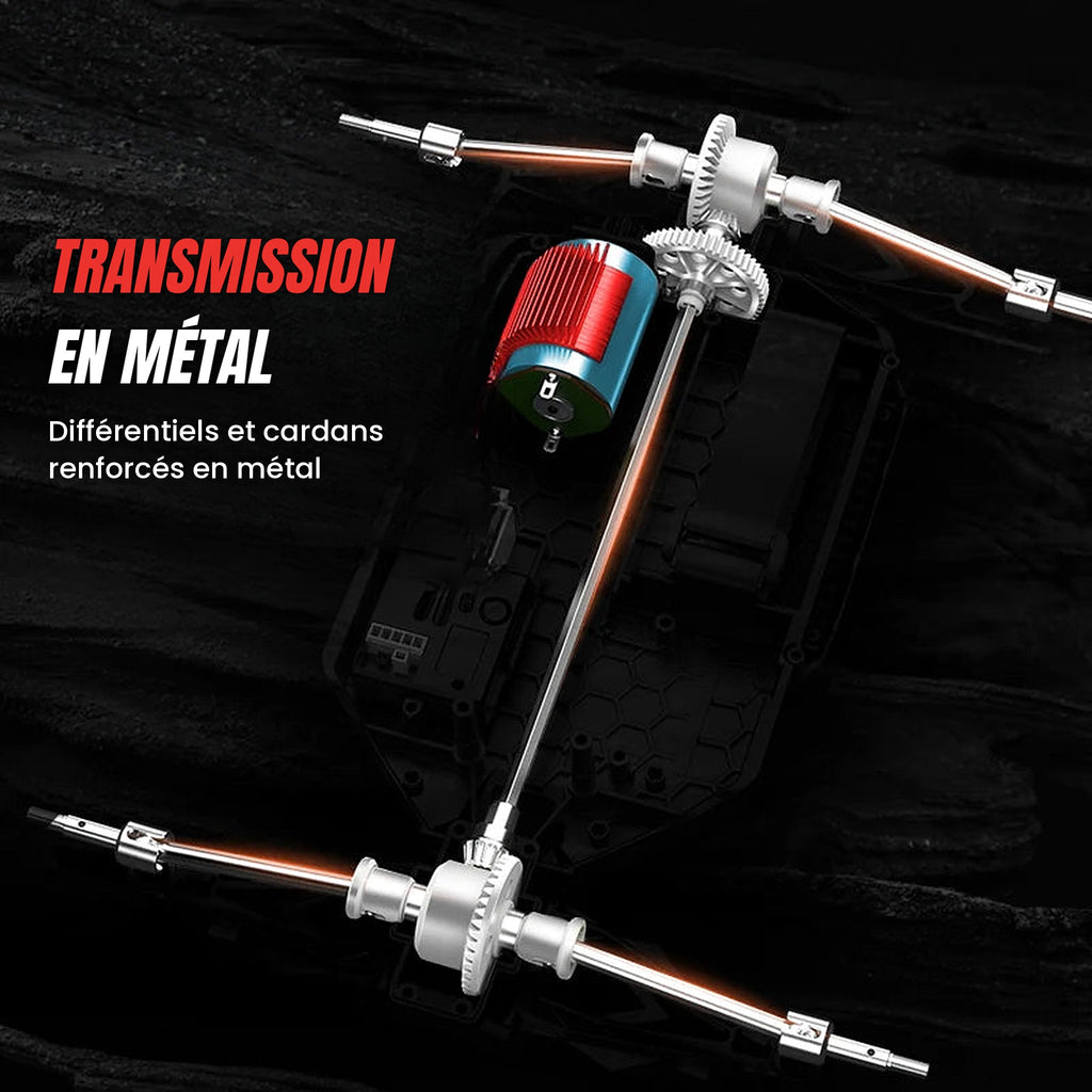 Voiture télécommandée RC 4x4 – Jusqu’à 80 km/h
