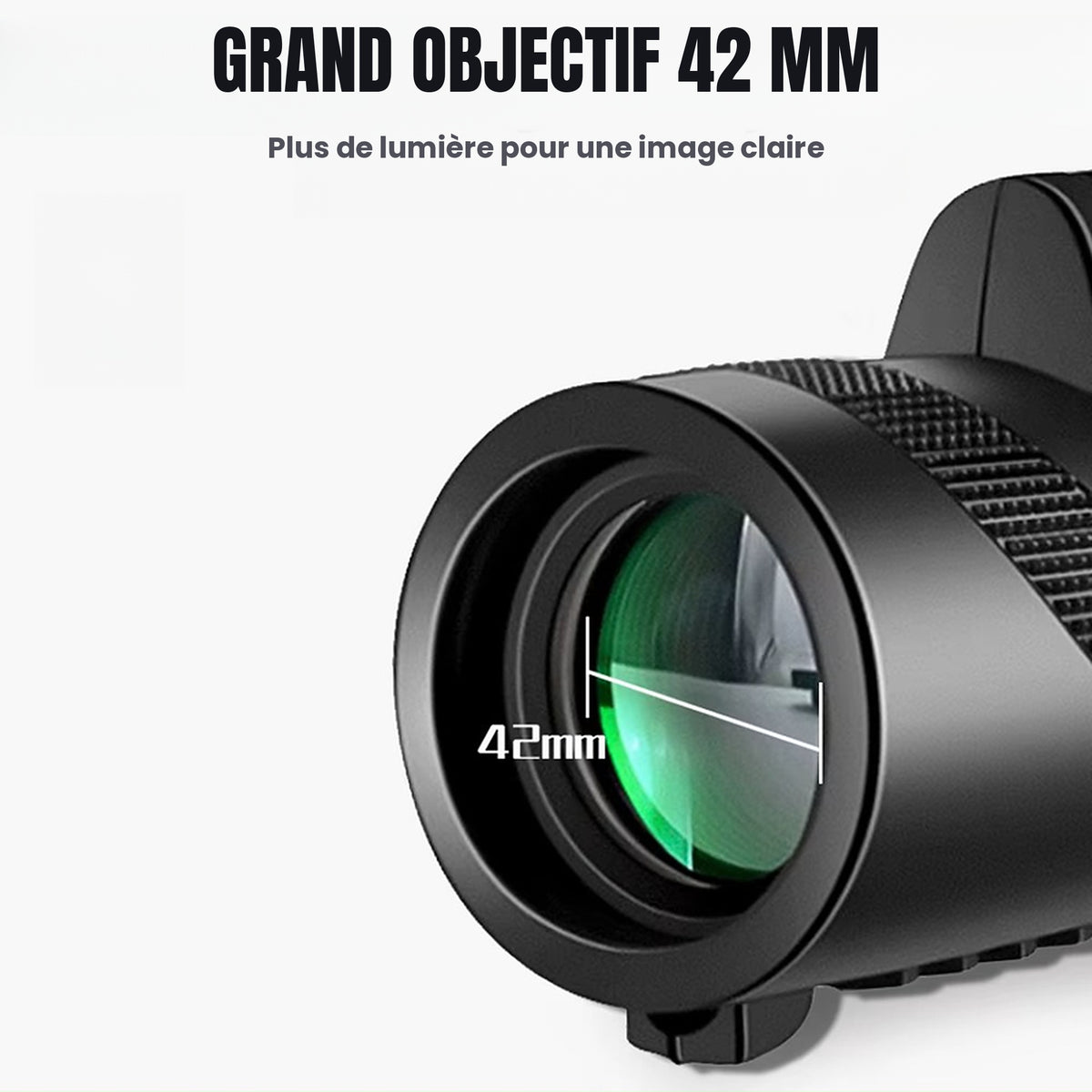 Télescope monoculaire HD 42 mm avec trépied