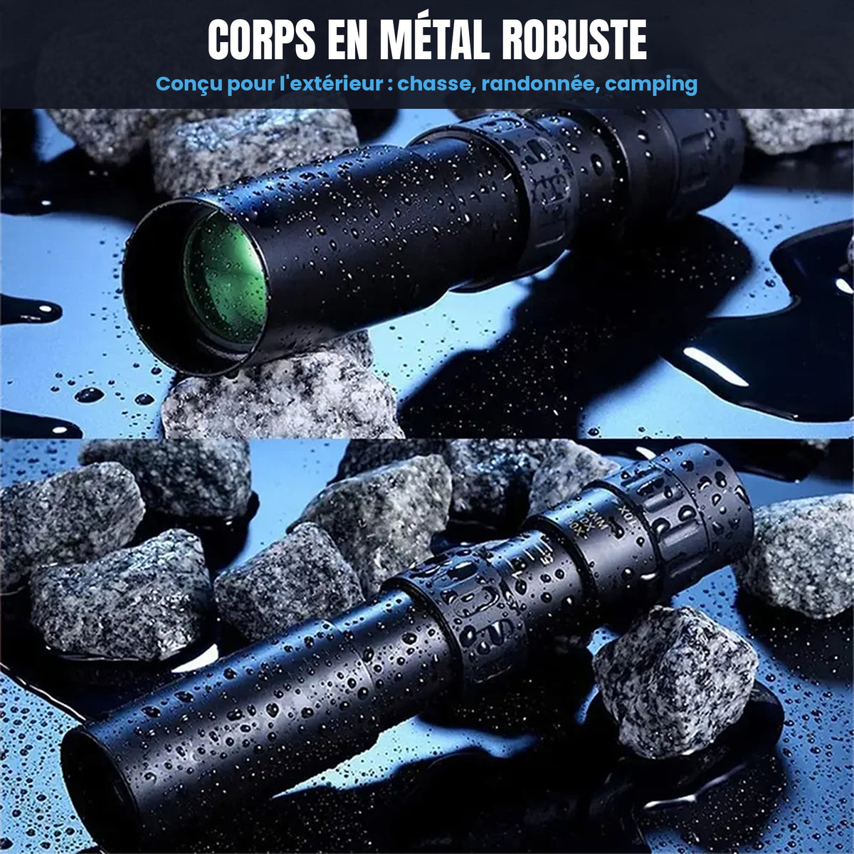 Télescope monoculaire de poche zoom 10-300x