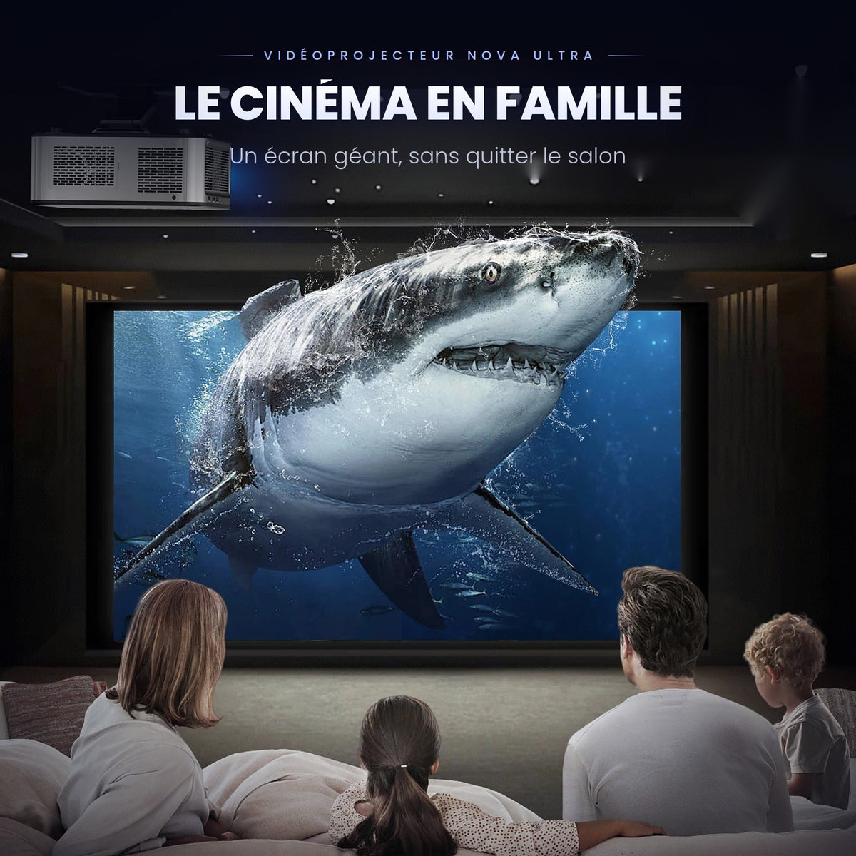 Vidéoprojecteur Nova Ultra – Full HD 1080P,Auto Focus