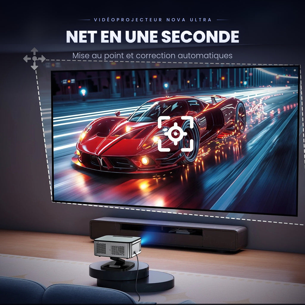 Vidéoprojecteur Nova Ultra – Full HD 1080P,Auto Focus