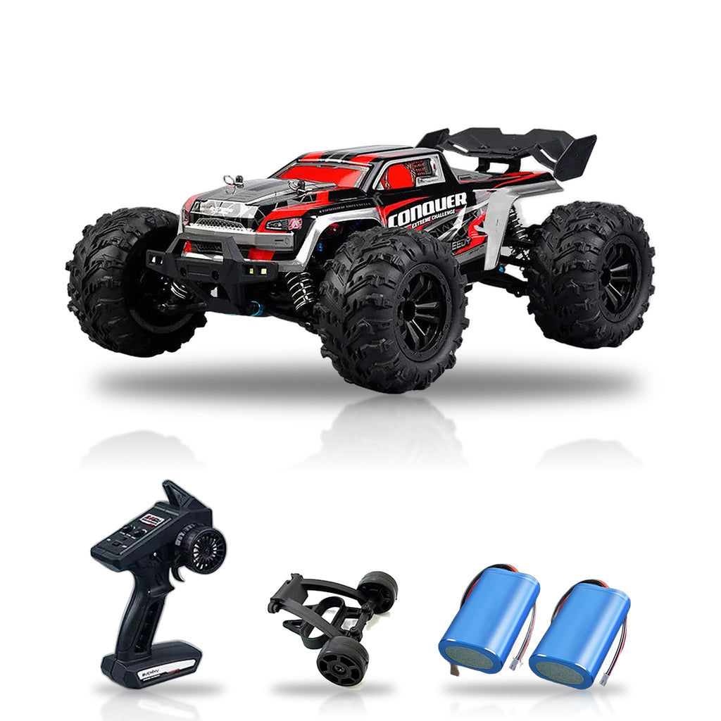Voiture RC ROUGE 50 km/h – Monster Truck Tout Terrain