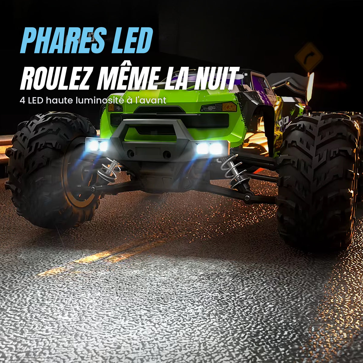voiture télécommandée SG116 – Monster truck RC 1:16 4x4 tout-terrain