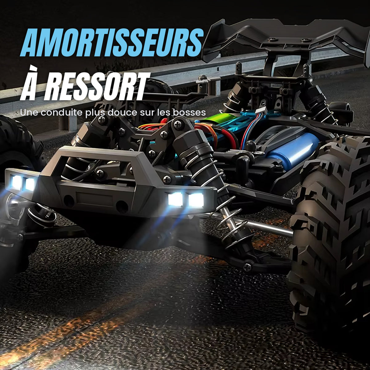 voiture télécommandée SG116 – Monster truck RC 1:16 4x4 tout-terrain