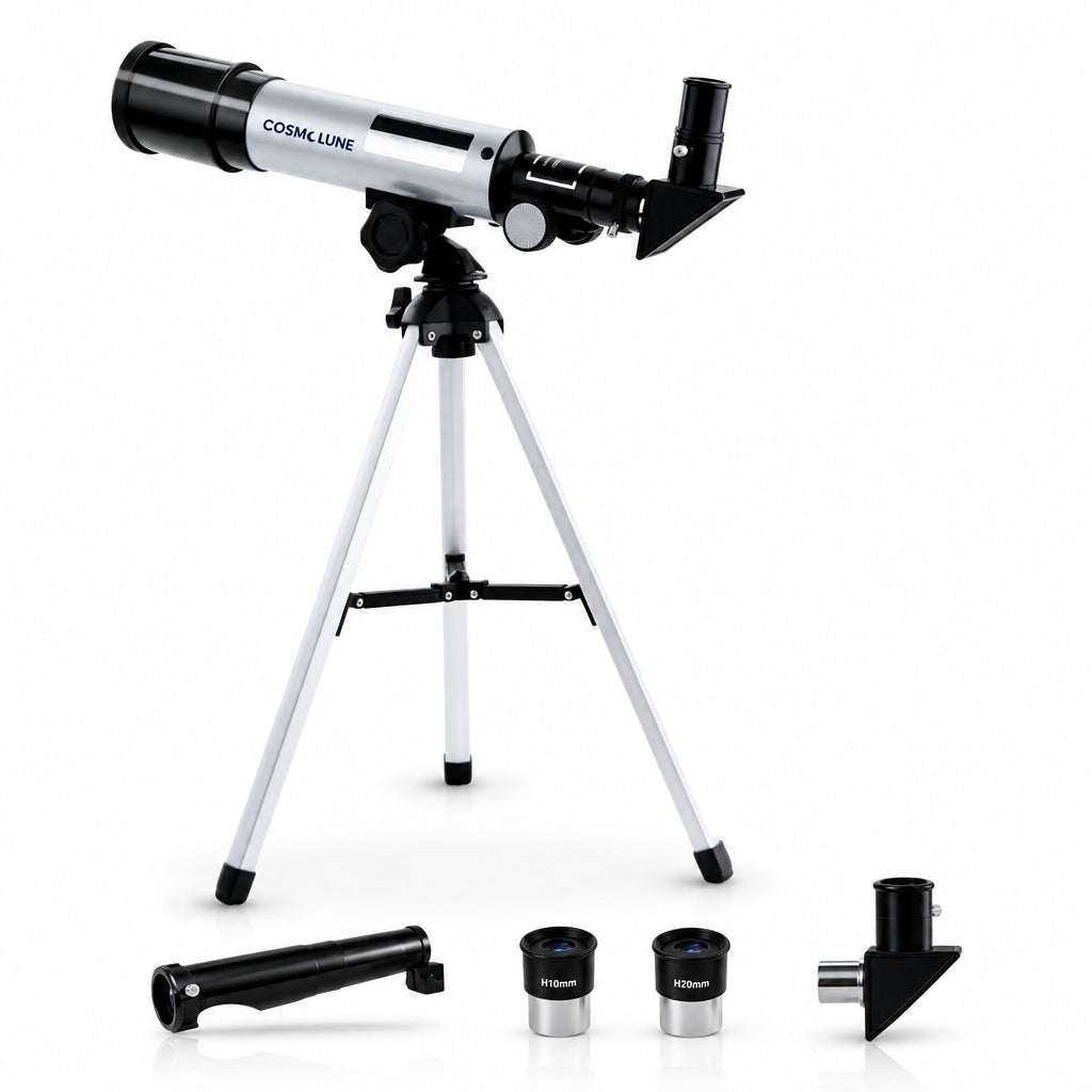 Télescope F36 : Lunette de Voyage pour Observer la Lune et les Planètes
