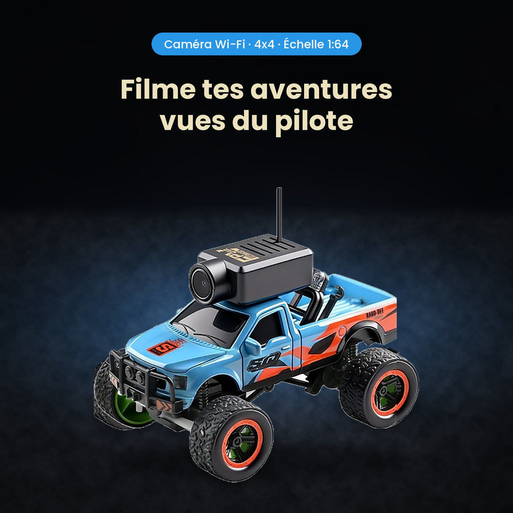 Voiture télécommandé pour enfant avec caméra Wi-Fi