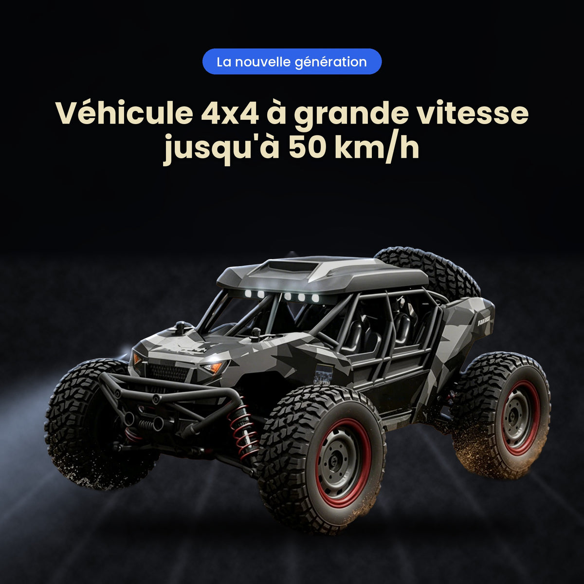 Voiture Télécommandée 4x4 Tout Terrain 50 km/h